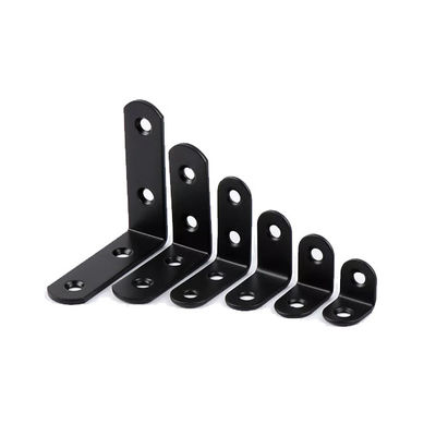 OEM Stainless Steel Aluminium Angle Corner Joint L Metal Brackets Spray Coating